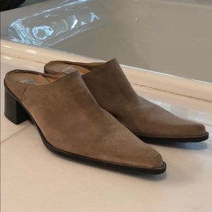 Jildor Suede Beige Tan Mule